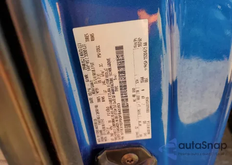 2016 Ford F150 Super Cab из США, поврежденный, VIN 1FTEX1EP5GFB43353